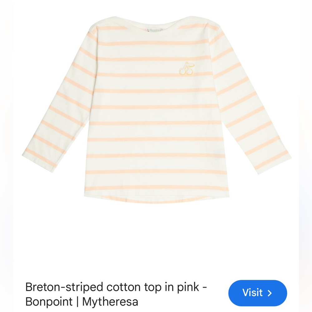 Bonpoint striped Long sleeve T shirt